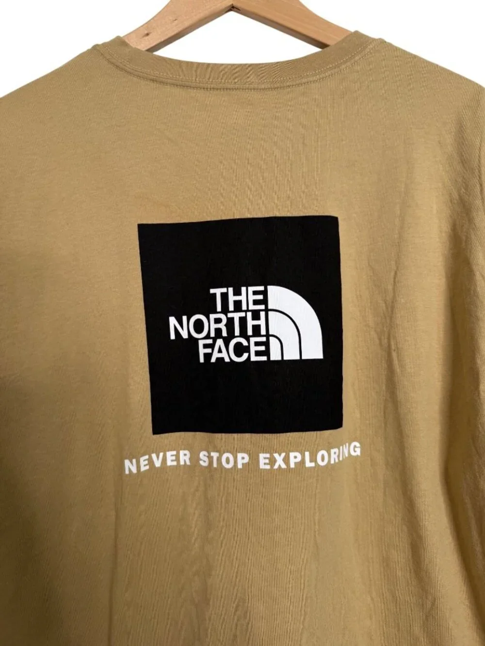 The North Face XL Circular Design Khaki Stone SS REG Tee NWT DEFECT